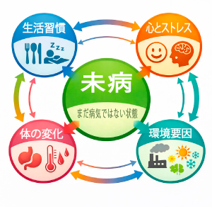 内側と外側のつながりを表す図